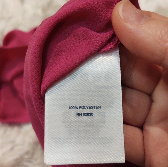 Lands End The outfitters Fuchsia Blouse 26W - Picture 3 of 7